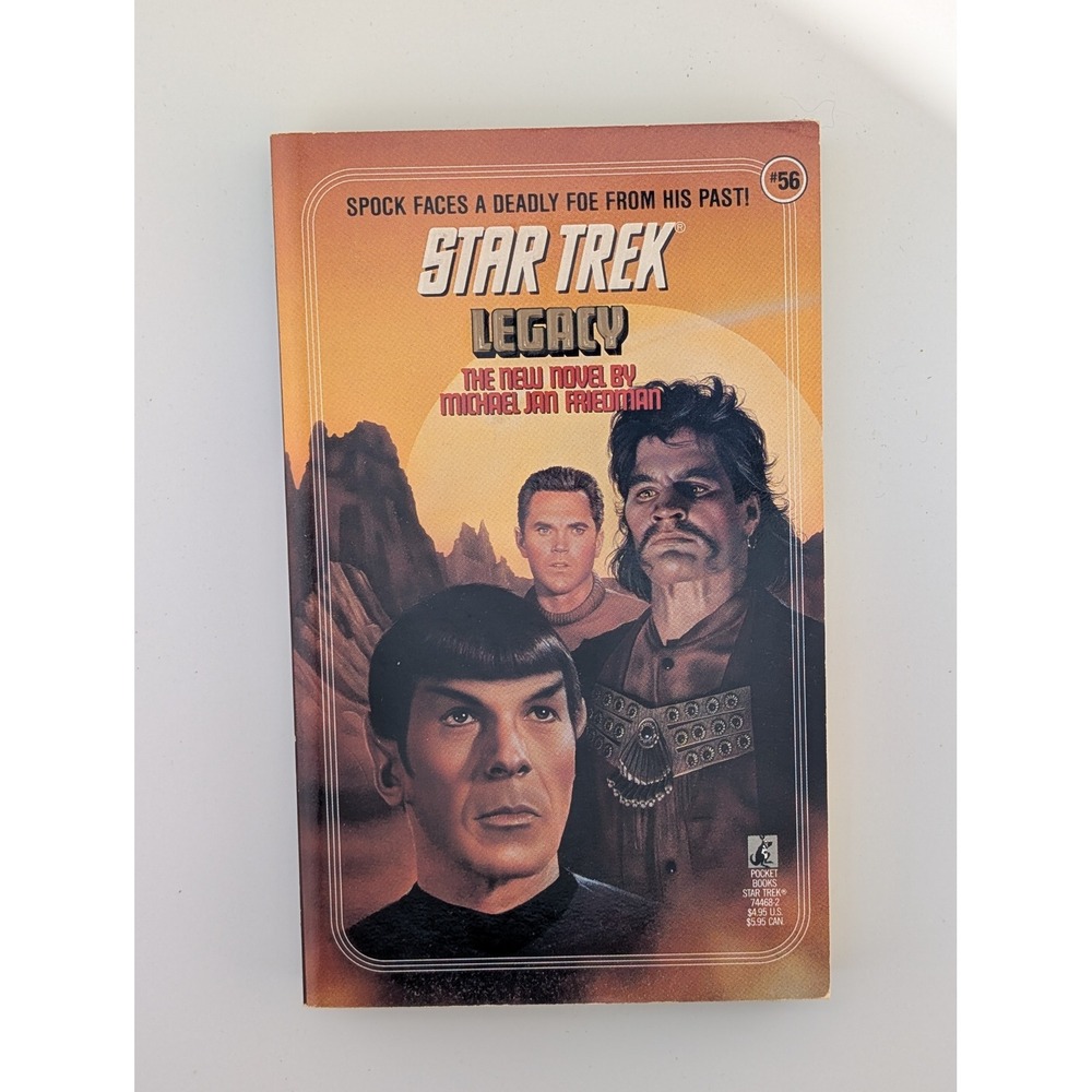 Star Trek Legacy #56 Michael Jan Friedman Pocket Books Paperback 1991‎ Sci-Fi